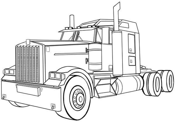 Как нарисовать грузовик поэтапно