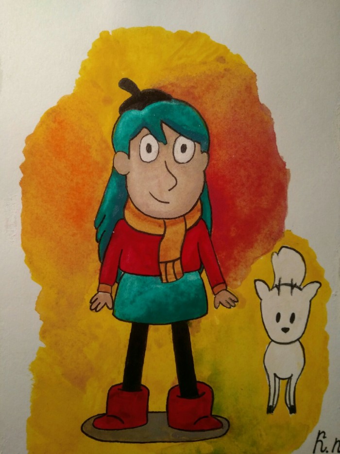 Хильда и Лисолень
#Хильда #MyArt #МойАрт #Hilda #ArtWork #Мультфильм #Cartoon #sketchbook #арт #Art #TraditionalDrawing #drawing #sketch #TraditionalArt #watercolor #Fan_Art #FanArt #ФанАрт #Фан_Арт #WatercolorArt #watercolorpainting #watercolor_drawing #WatercolorDrawing #watercolor_art #watercolor_painting #traditiona_lart #traditional_drawing | Author: Nana Krusolrov