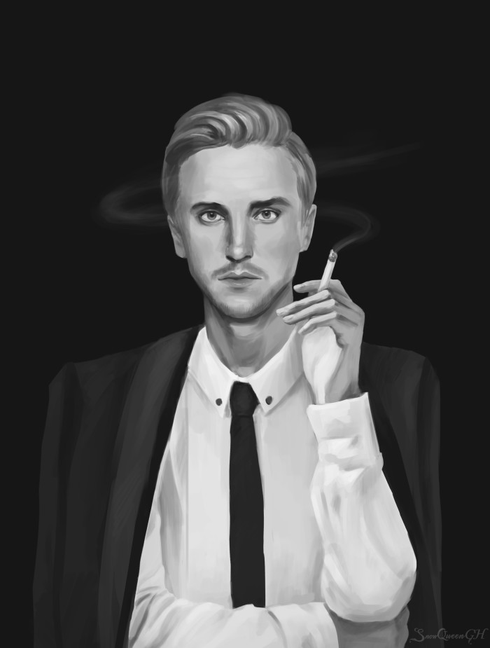 Дэниэл Смит, 30, Великобритания. Генеральный директор Nemesis Inc.
Хладнокровен, предприимчив, наблюдателен. Сильно сопереживает только близким людям, умеет хранить тайны. Выработал убийственный взгляд.
Любит: яблочные пироги, быстро принимать решения, драматизировать.
Не любит: классическую музыку, болтливых людей, возвращаться домой поздно ночью.
"Весь сегодняшний день - это кладбище наших воспоминаний."
~~~~~~~~~~~~~~~~~~~~~~~~~~~~
#sketch #скетч | Author: SnowQueenGH