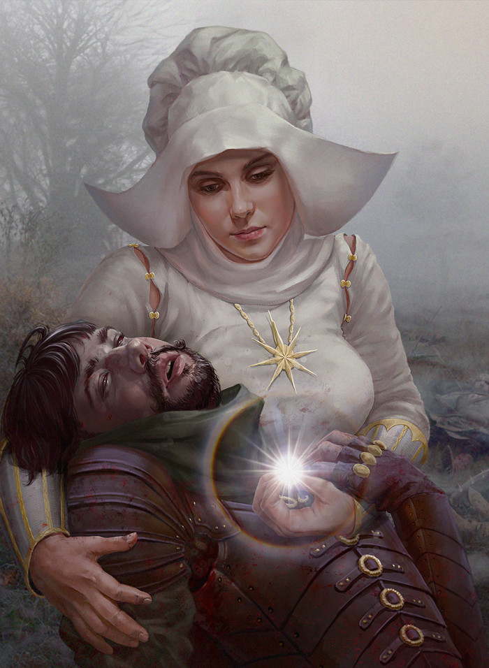 Новая иллюстрация для "Нитей Судьбы" (НРИ).
Атрибут Целитель
https://vk.com/nitisudbu
Играйте с нами. Записывайтесь на ваншоты:) | Author: Feael&Nakatan