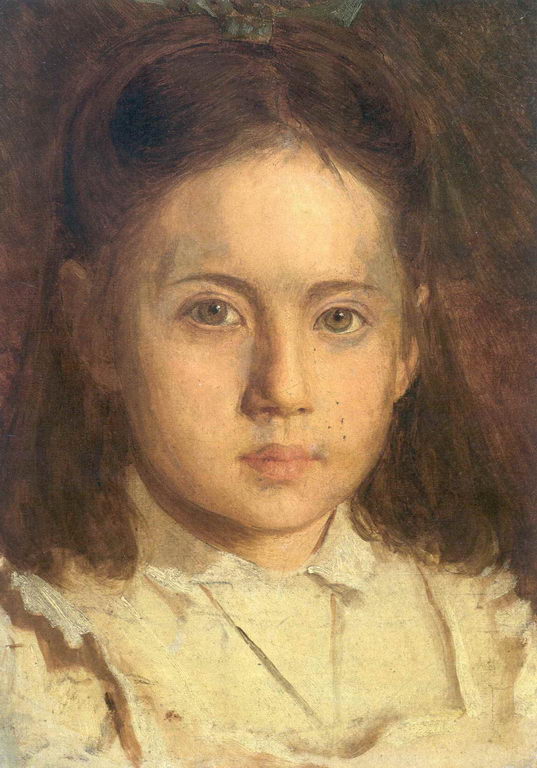 Портрет Сони Крамской, дочери художника — Крамской Иван Николаевич 