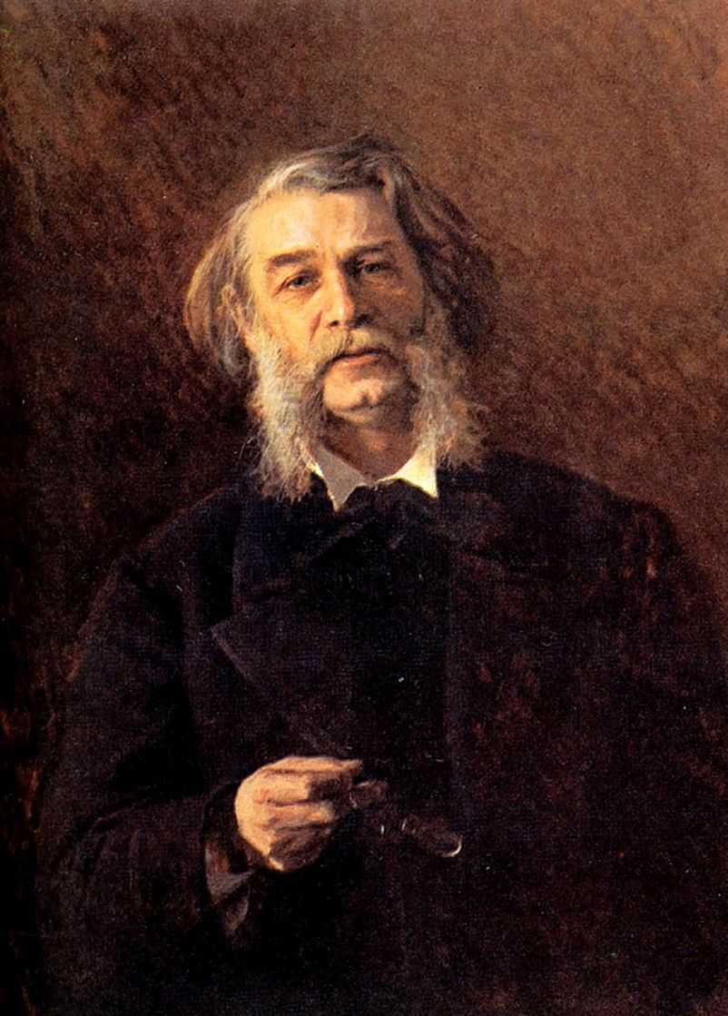 Портрет писателя Д.Григоровича — Крамской Иван Николаевич 