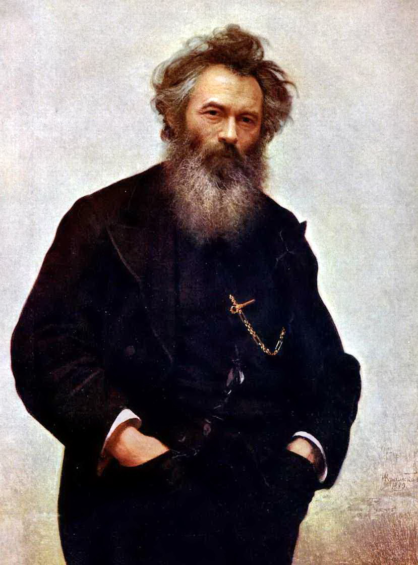 Портрет художника Шишкина 1 — Крамской Иван Николаевич 