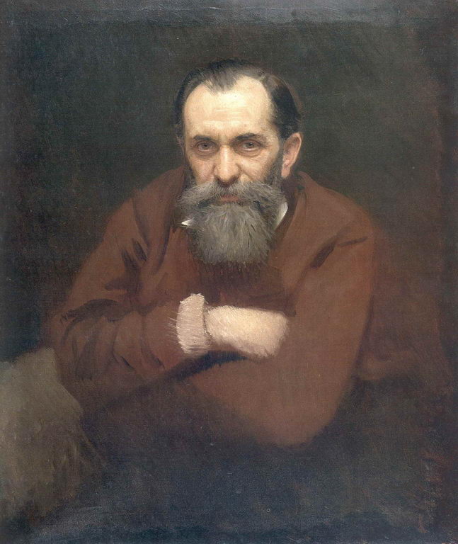 Портрет худоника В.Г.Перова — Крамской Иван Николаевич 
