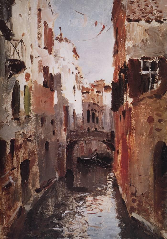 Канал в Венеции — Левитан Исаак Ильич 