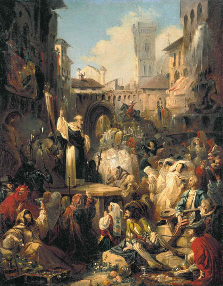 Проповедь Савонаролы во Флоренции — Ломтев Николай Петрович 