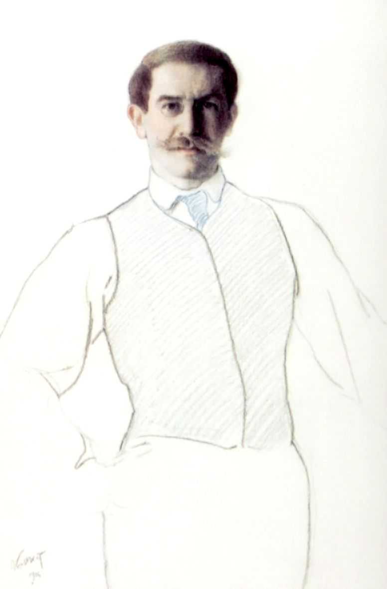 Автопортрет. 1906 — Бакст Лев Самуилович 