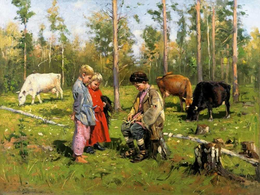 Пастушки — Маковский Владимир Егорович 