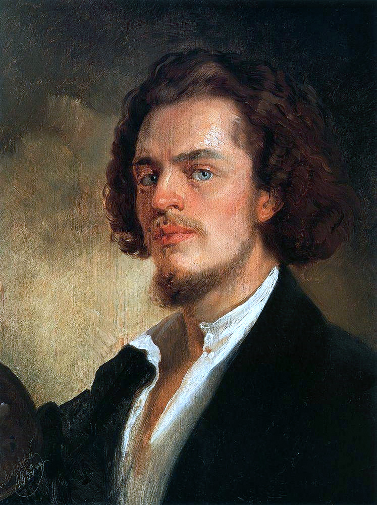 Автопортрет 1856 — Маковский Владимир Егорович 