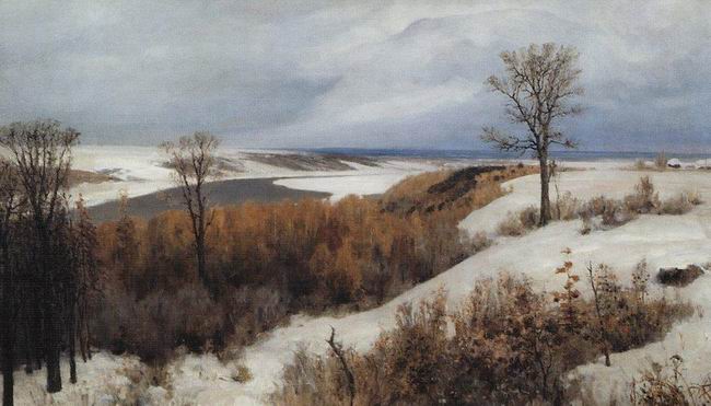 Ранний снег — Поленов Василий Дмитриевич 
