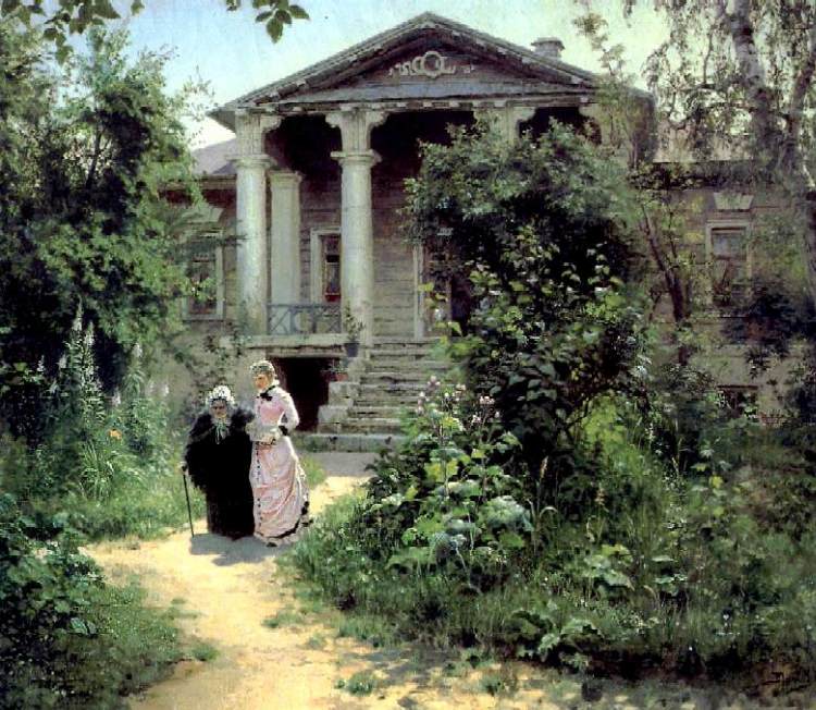 Бабушкин сад — Поленов Василий Дмитриевич 