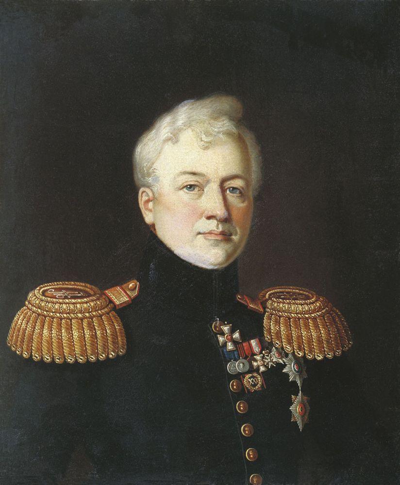 Портрет князя Д.В. Голицына — Рисс Франц Николаевич 