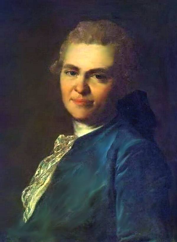 Портрет неизвестного в синем кафтане — Рокотов Федор Степанович 