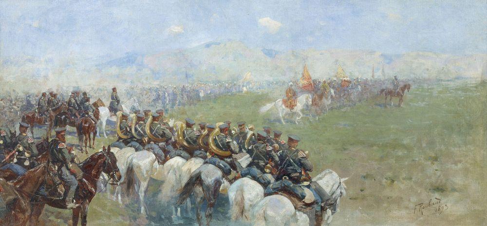 Смотр войск Александром III — Рубо Франц Алексеевич 