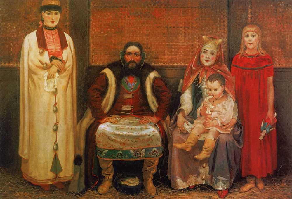 Семья купца в XVII веке. — Рябушкин Андрей Петрович 