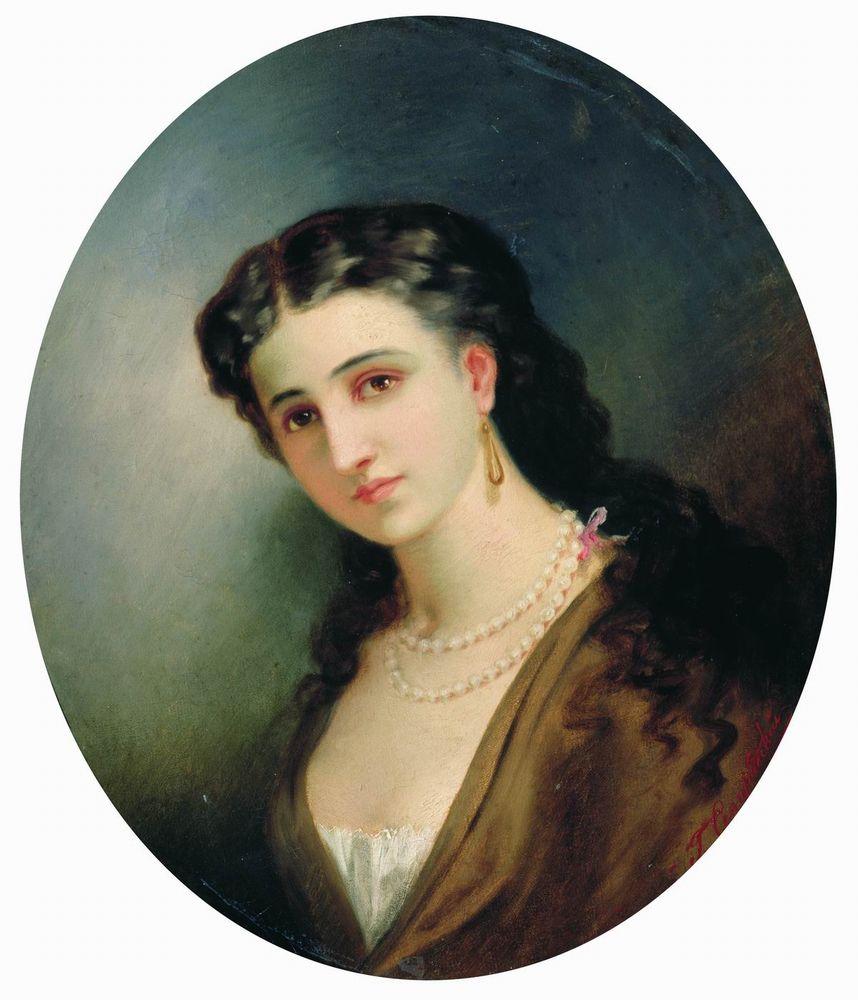 Женский портрет — Семирадский Генрих Ипполитович 