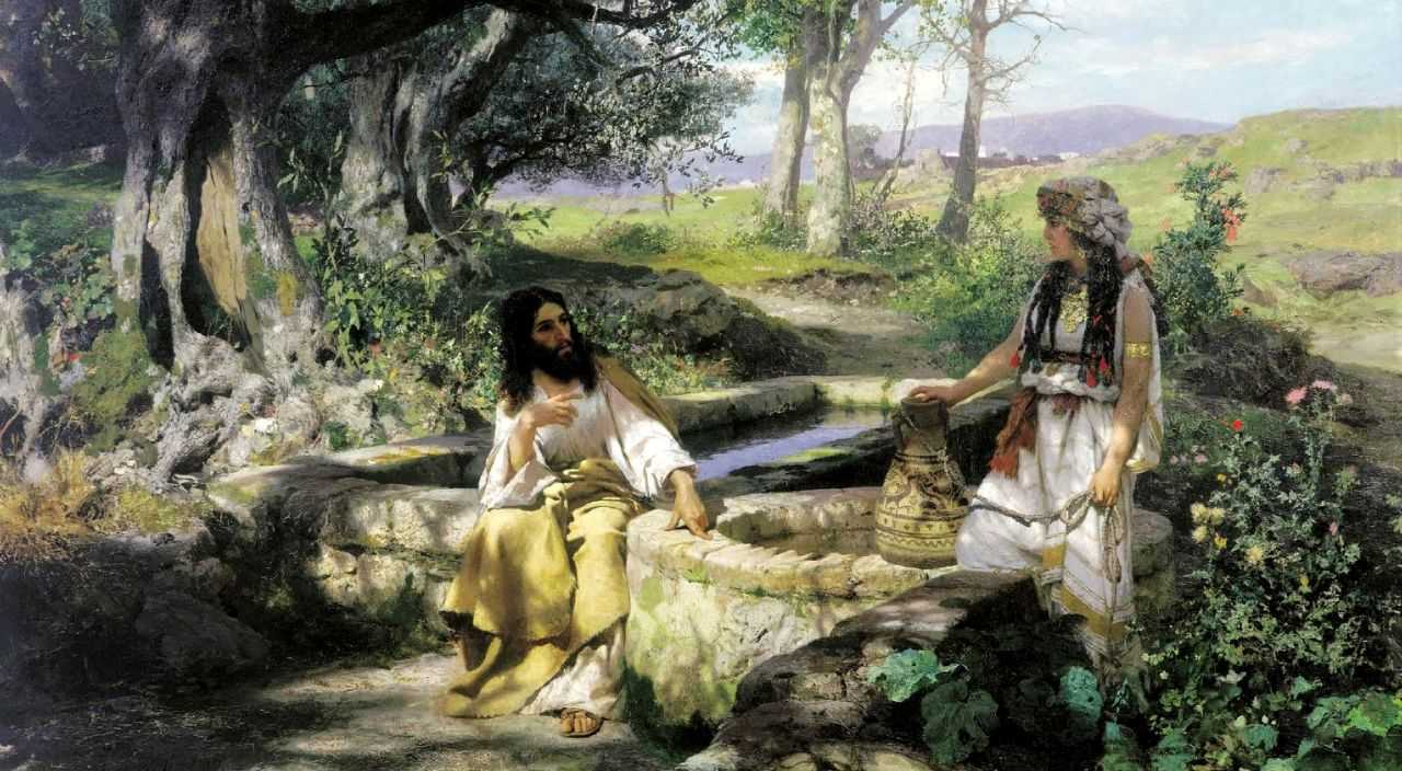 Христос и самарянка — Семирадский Генрих Ипполитович 