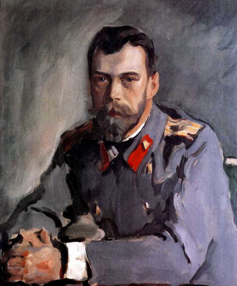 Портрет императора Николая II — Серов Валентин Александрович 