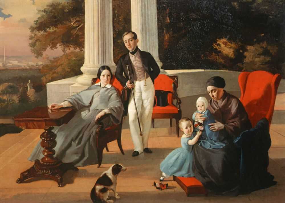 Семейный портрет — Сорокин Евграф Семенович 