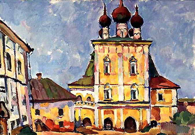 Надвратная церковь в Борисоглебских слободах — Тетерин Виктор Кузмич 