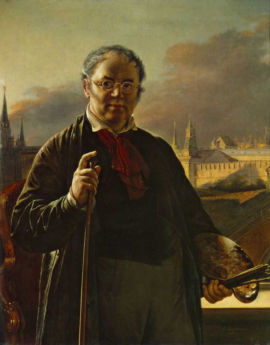 Автопортрет. 1846г — Тропинин Василий Андреевич 