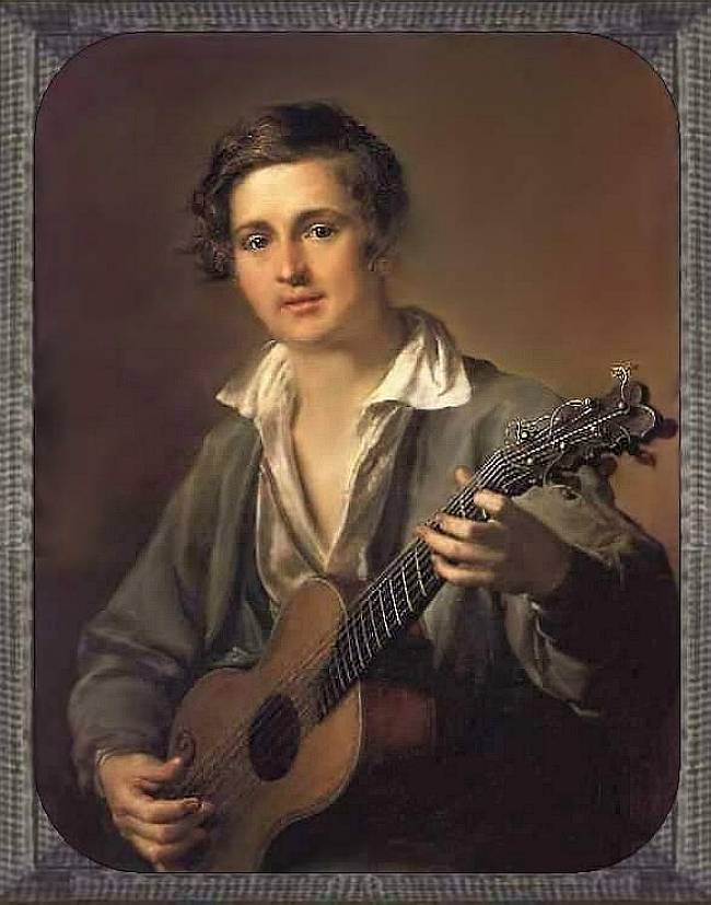 Гитарист (Портрет Моркова) — Тропинин Василий Андреевич 