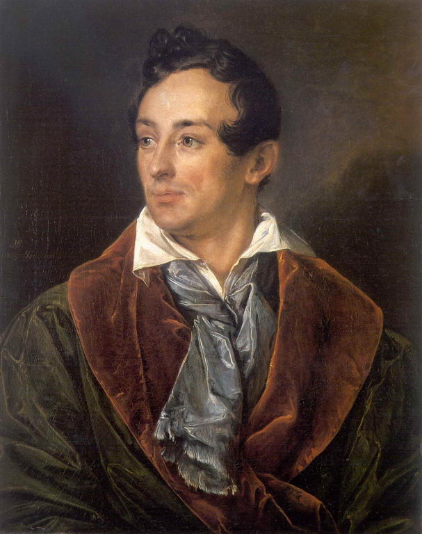 Портрет молодого человека в зеленом халате. — Тропинин Василий Андреевич 