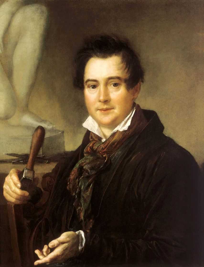 Портрет скульптора И.П.Витали — Тропинин Василий Андреевич 