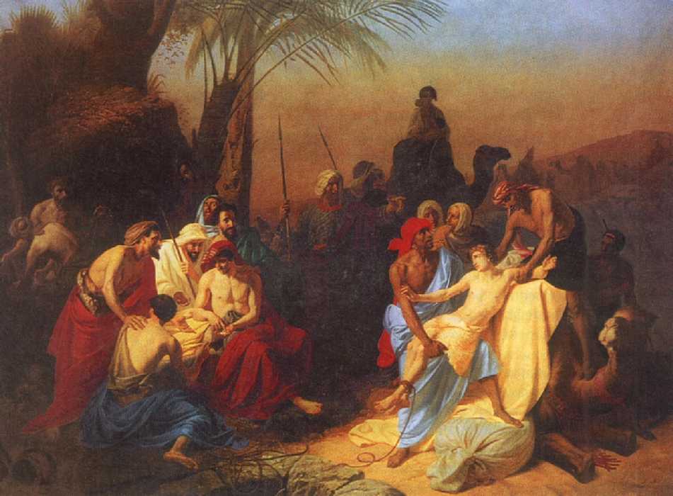 Дети Иакова продают своего брата Иосифа — Флавицкий Константин Дмитриевич 