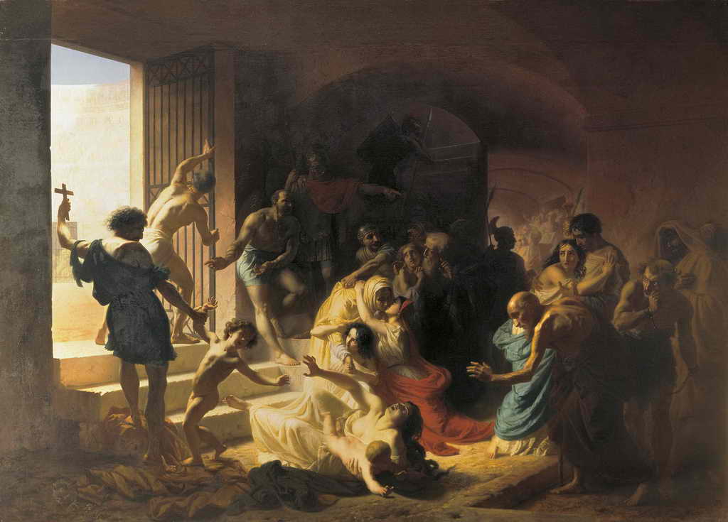 Христианские мученики в Колизее — Флавицкий Константин Дмитриевич 