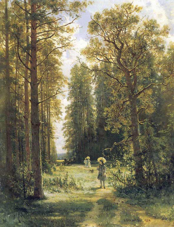 Дорожка в лесу — Шишкин Иван Иванович 