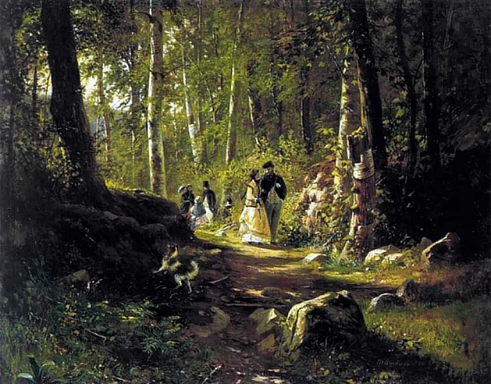 Прогулка в лесу — Шишкин Иван Иванович 