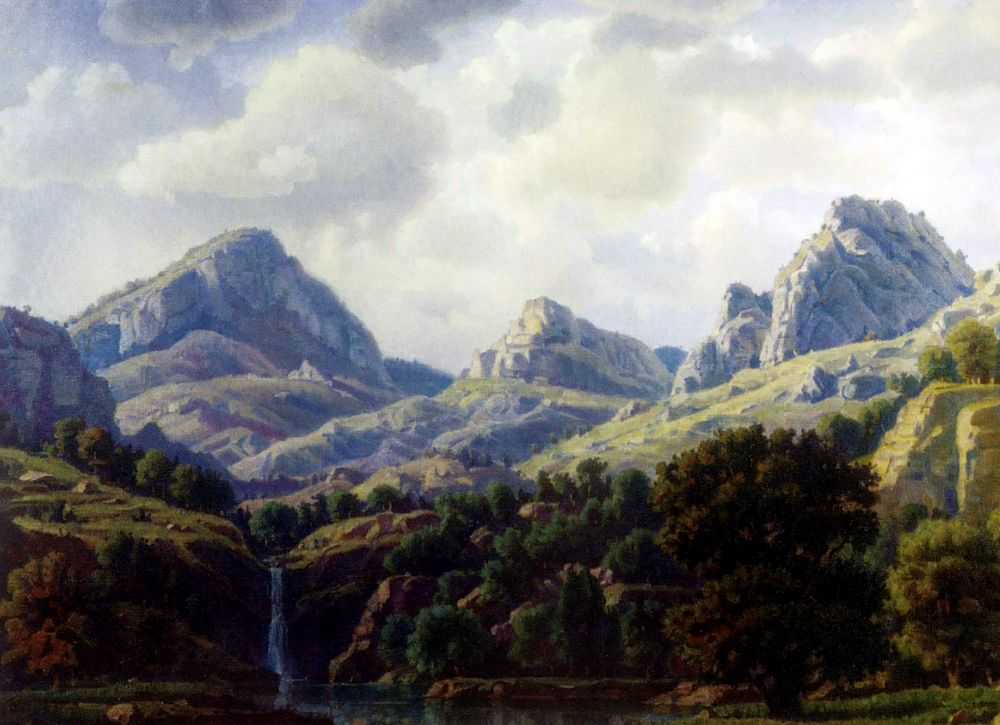 Горный пейзаж 1 — Богаевский Константин Федорович 