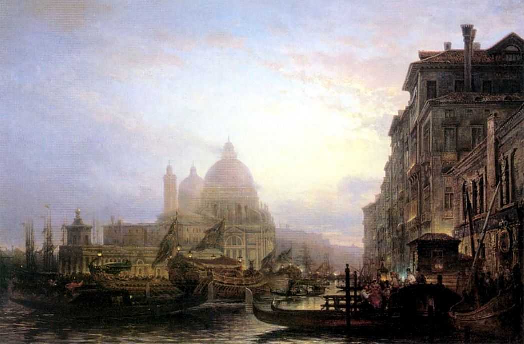 Венеция ночью — Боголюбов Алексей Петрович 