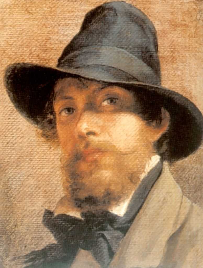 Автопортрет. 1856 — Бронников Федор Андреевич 