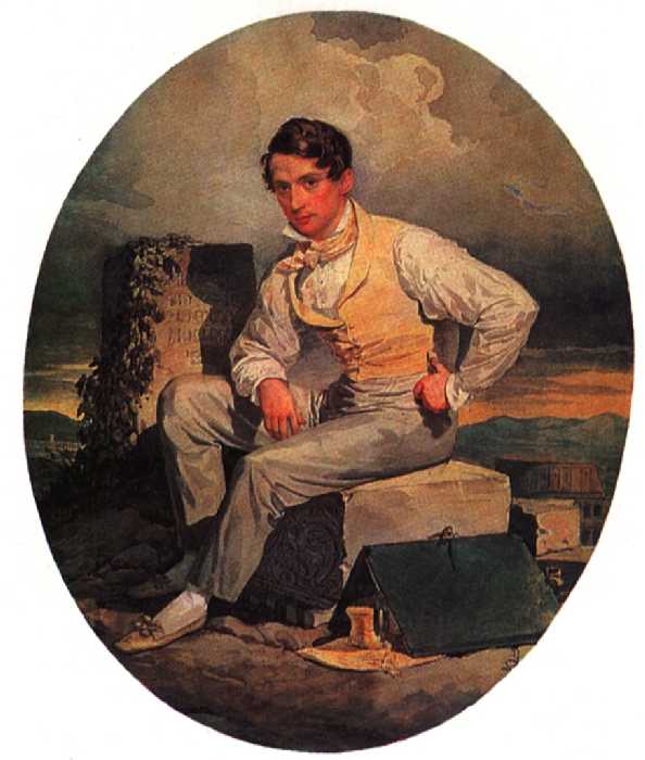 Автопортрет. 1830г — Брюллов Александр Павлович 