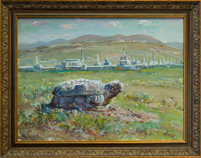 Каменная черепаха Монголия Харахарин — Будкеев Михаил Яковлевич 