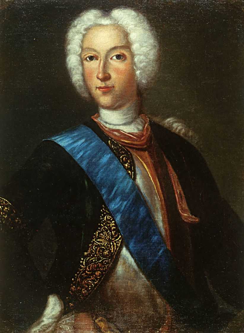 Портрет Петра II — Ведекинд Иоганн Генрих 