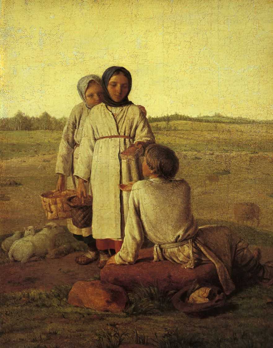 Крестьянские дети в поле — Венецианов Алексей Гаврилович 