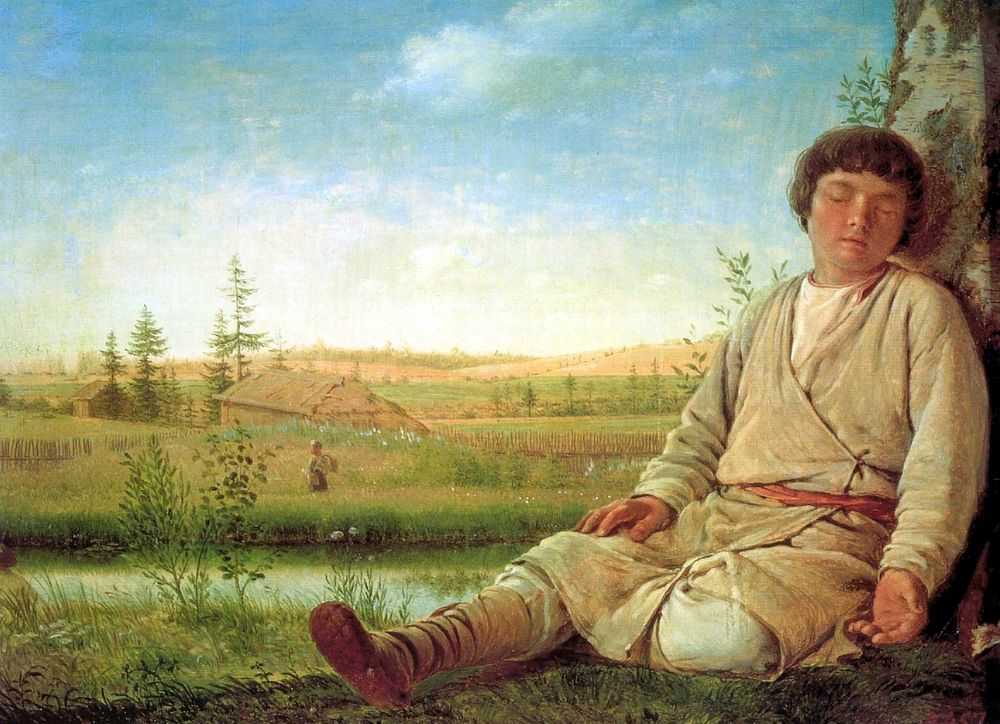 Пастушок — Венецианов Алексей Гаврилович 