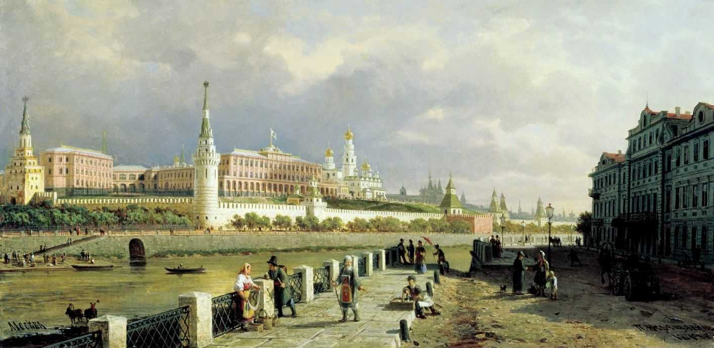 Вид Московского кремля — Верещагин Петр Петрович 