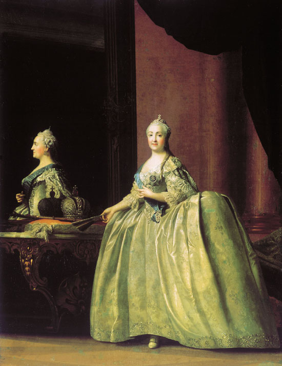 Портрет Екатерины II перед зеркалом — Вигилиус Эриксен 
