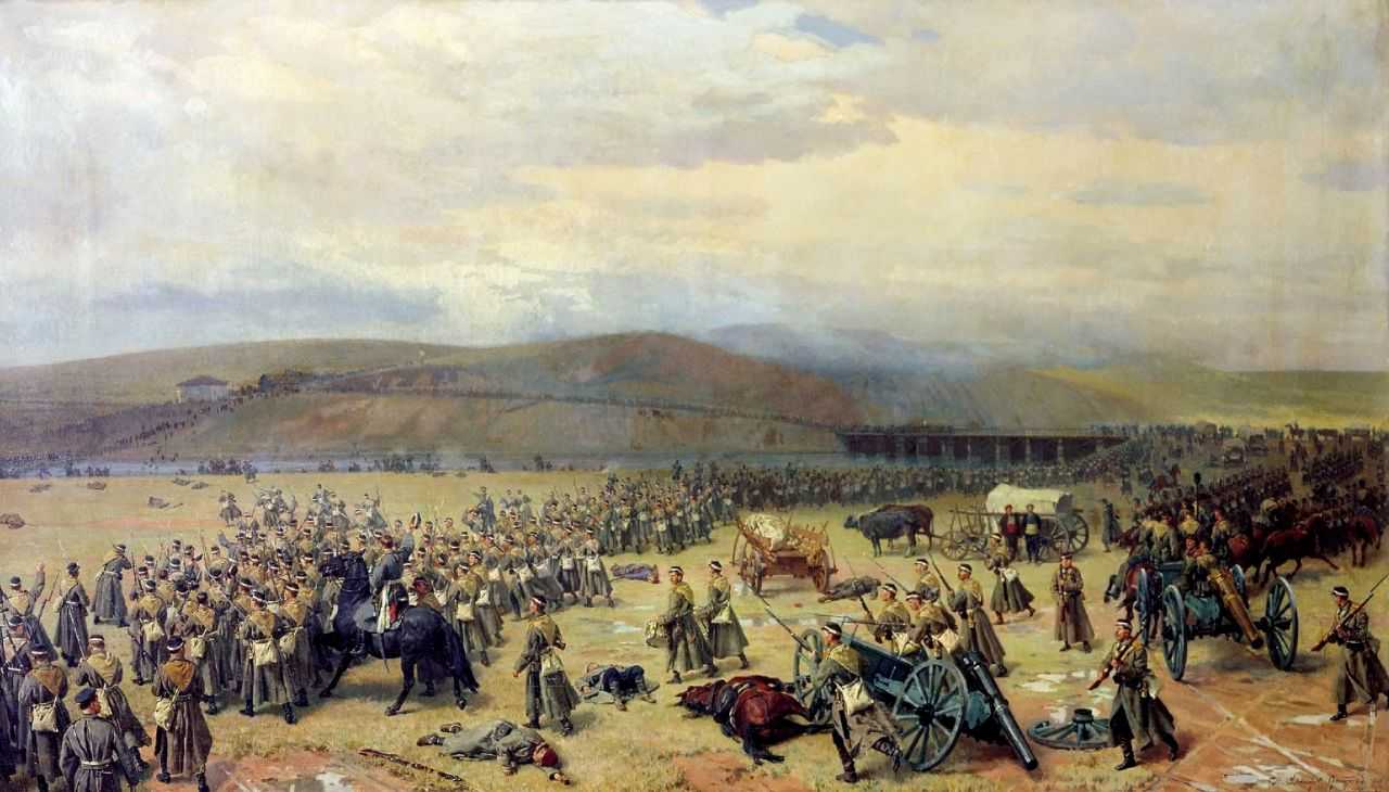 Последний бой под Плевной 28 ноября 1877 года — Дмитриев-Оренбургский Николай Дмитриевич 