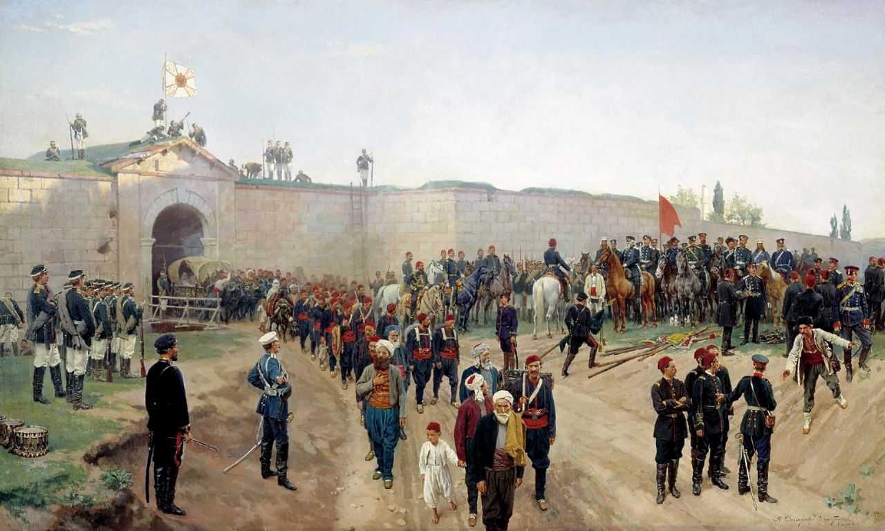 Сдача крепости Никополь 4 июля 1877 года. — Дмитриев-Оренбургский Николай Дмитриевич 