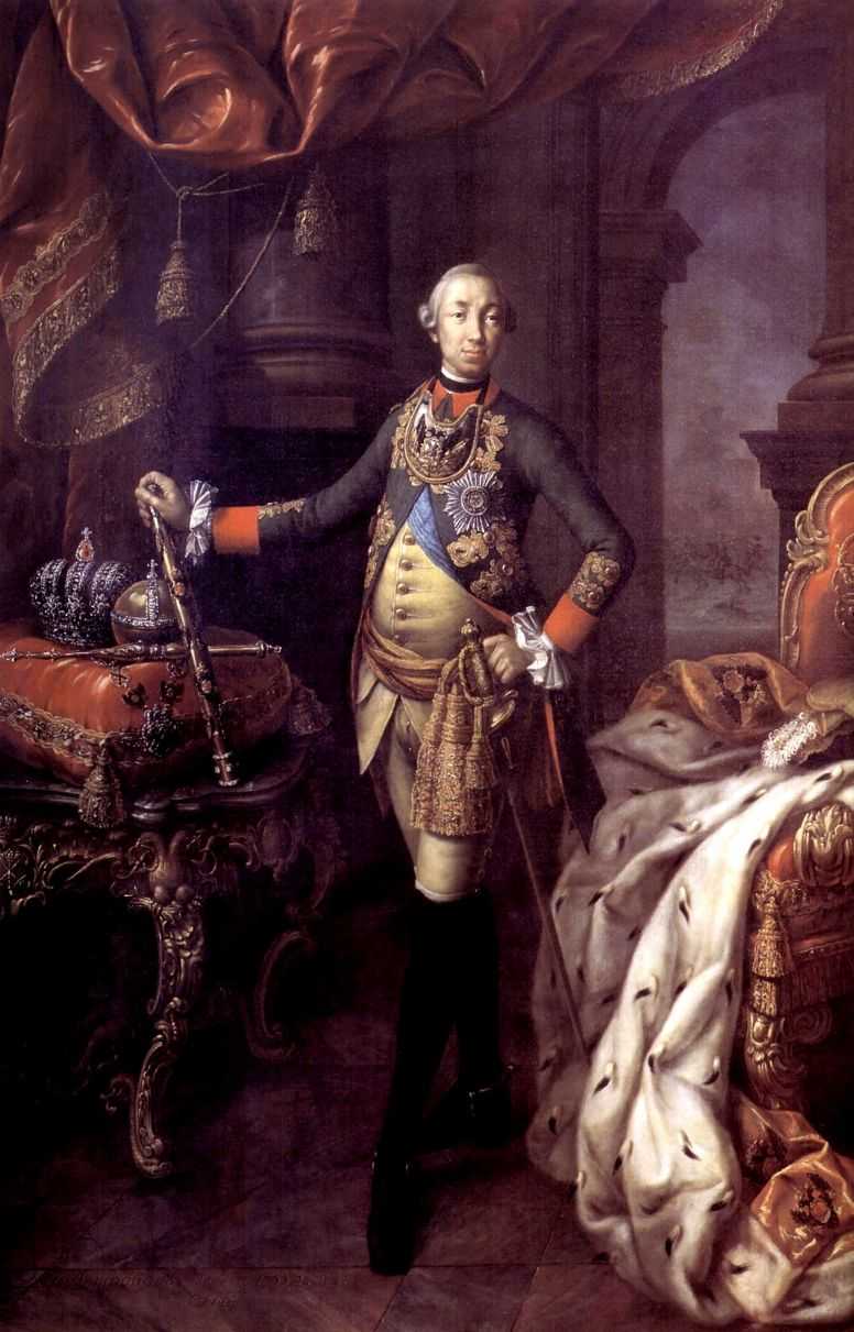 Портрет императора Петра III — Антропов Алексей Петрович 